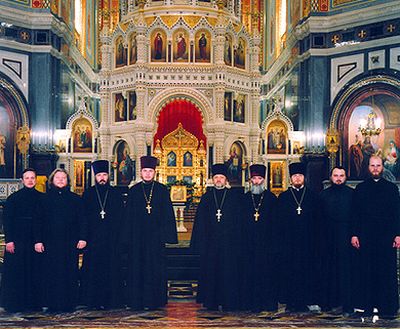 Духовенство Храма Христа Спасителя 