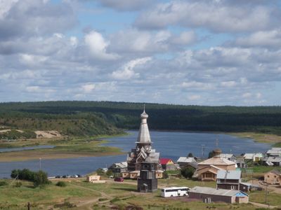 вид на село Варзуга