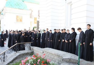 Рождество Пресвятой Богородицы. Литургия в академическом храме 21 сентября 2011 года