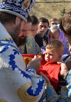 Рождество Пресвятой Богородицы. Литургия в академическом храме 21 сентября 2011 года