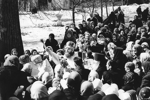 Крестный ход на Светлой седмице. Троице-Сергиева Лавра