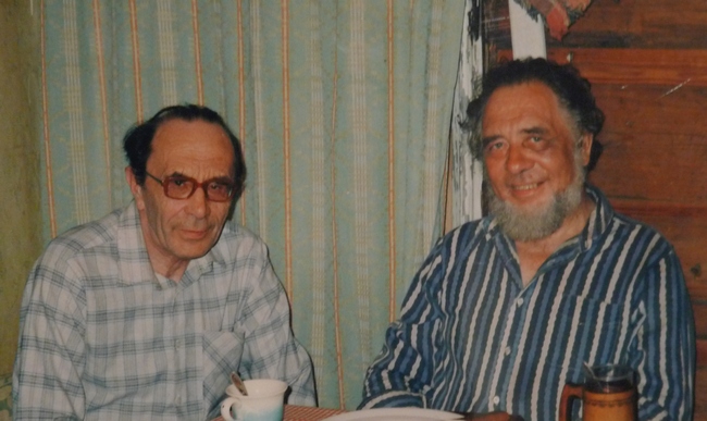 Н.С. Фудель и А.А. Бармин. Фото из семейного архива Барминых