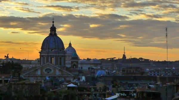 Dies Solis Invicti II. Вид на Город от Santa Trinità dei monti