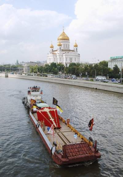 Соловецкий поклонный крест на Москва-реке