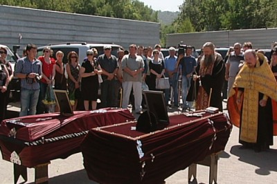 Похороны погибших. Фото: газета Мегаполис
