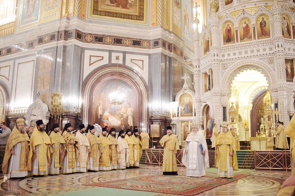 Хиротония. 1 января 2012 года. Храм Христа Спасителя. Фото www.patriarchia.ru 
