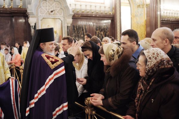 Перве благословение в сане епископа 