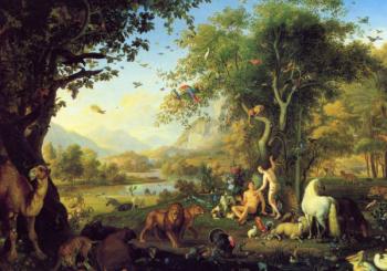 �Адам и Ева в Земном раю�.Венчеслао Петера