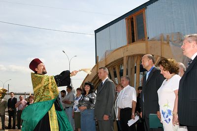 Молебен в Экспоцентре